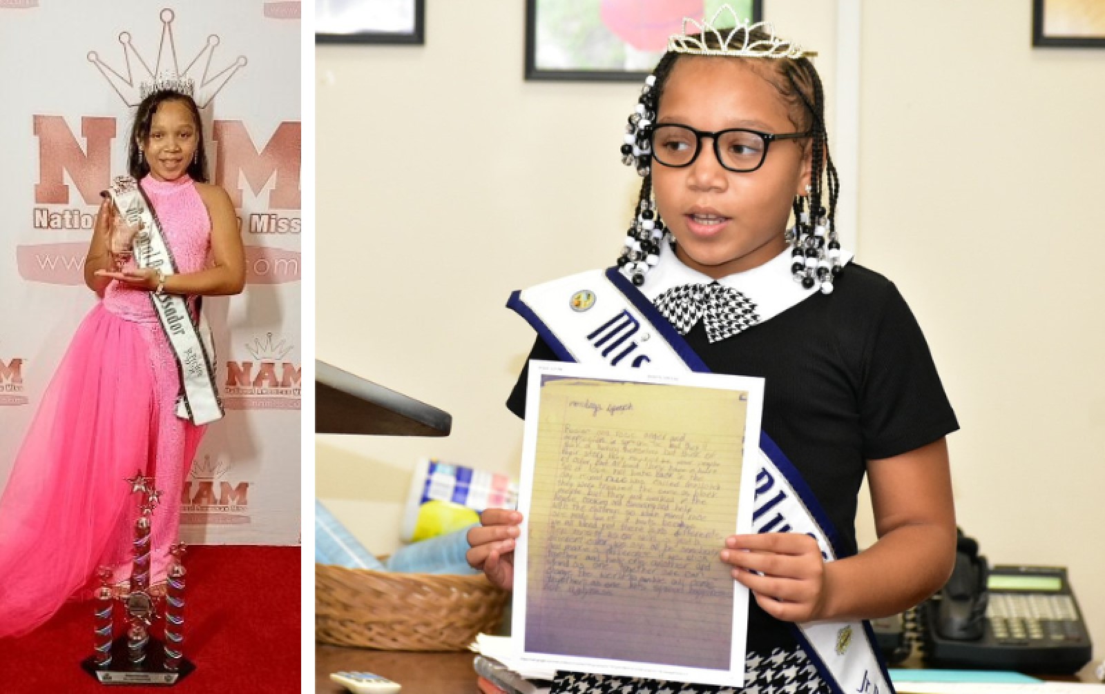 Pine Bluff’s Na’Riya Ackles, 10, wins title at pageant