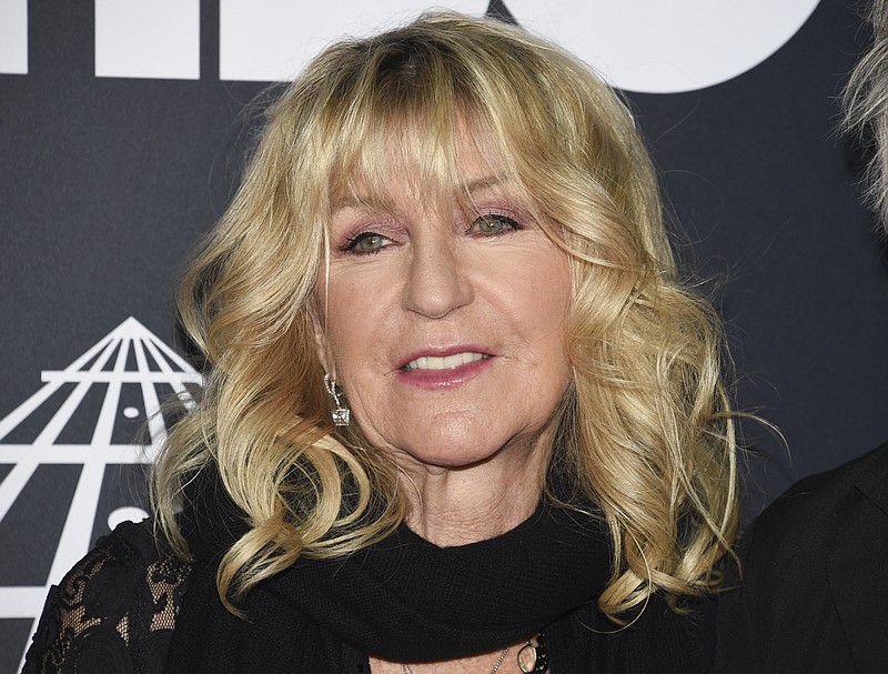 FILE - Musician Christine McVie attends the 2019 Rock & Roll Hall of Fame induction ceremony in New York on March 29, 2019. McVie, the soulful British musician who sang lead on many of Fleetwood Macâ€™s biggest hits, has died at 79. The band announced her death on social media Wednesday. (Photo by Evan Agostini/Invision/AP, File)