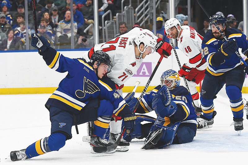 Martinook has hat trick as Hurricanes beat Blues 64 Jefferson City