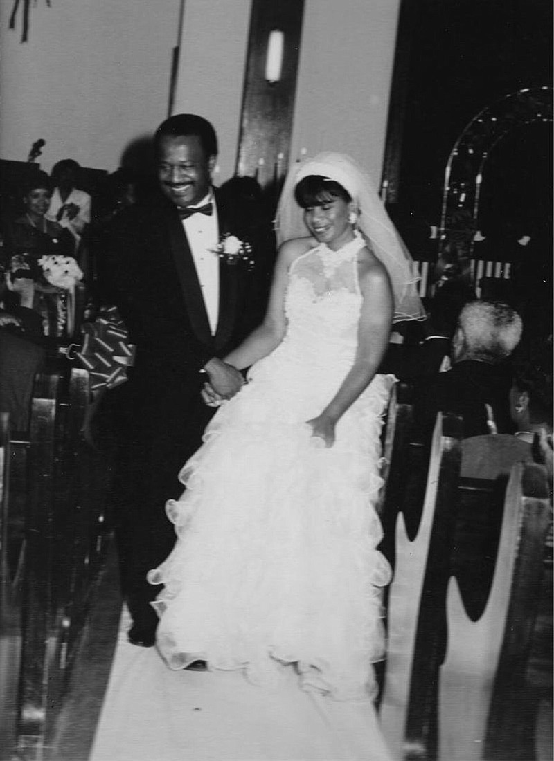 Bob Nash and Janis Kearney on their wedding day