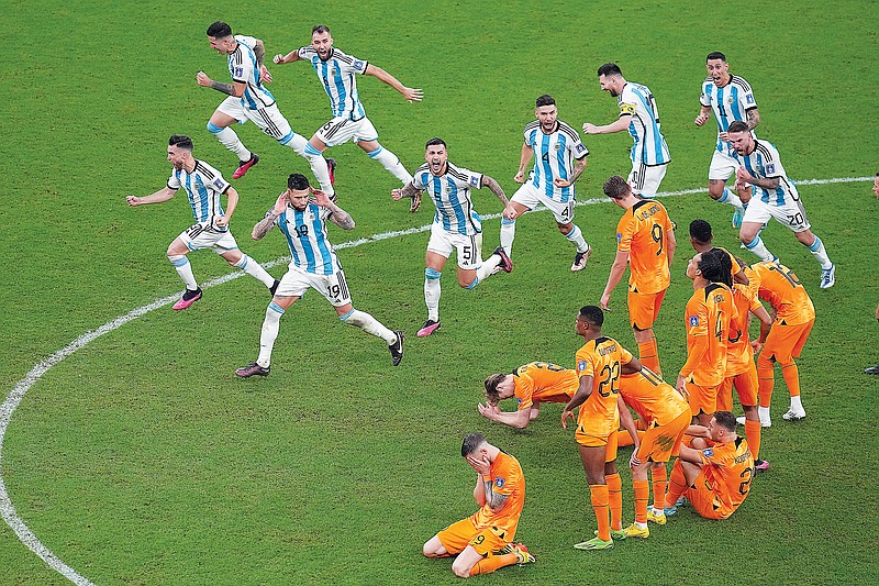 Lionel Messi and Argentina celebrate after advancing to 2022 World Cup  Final 