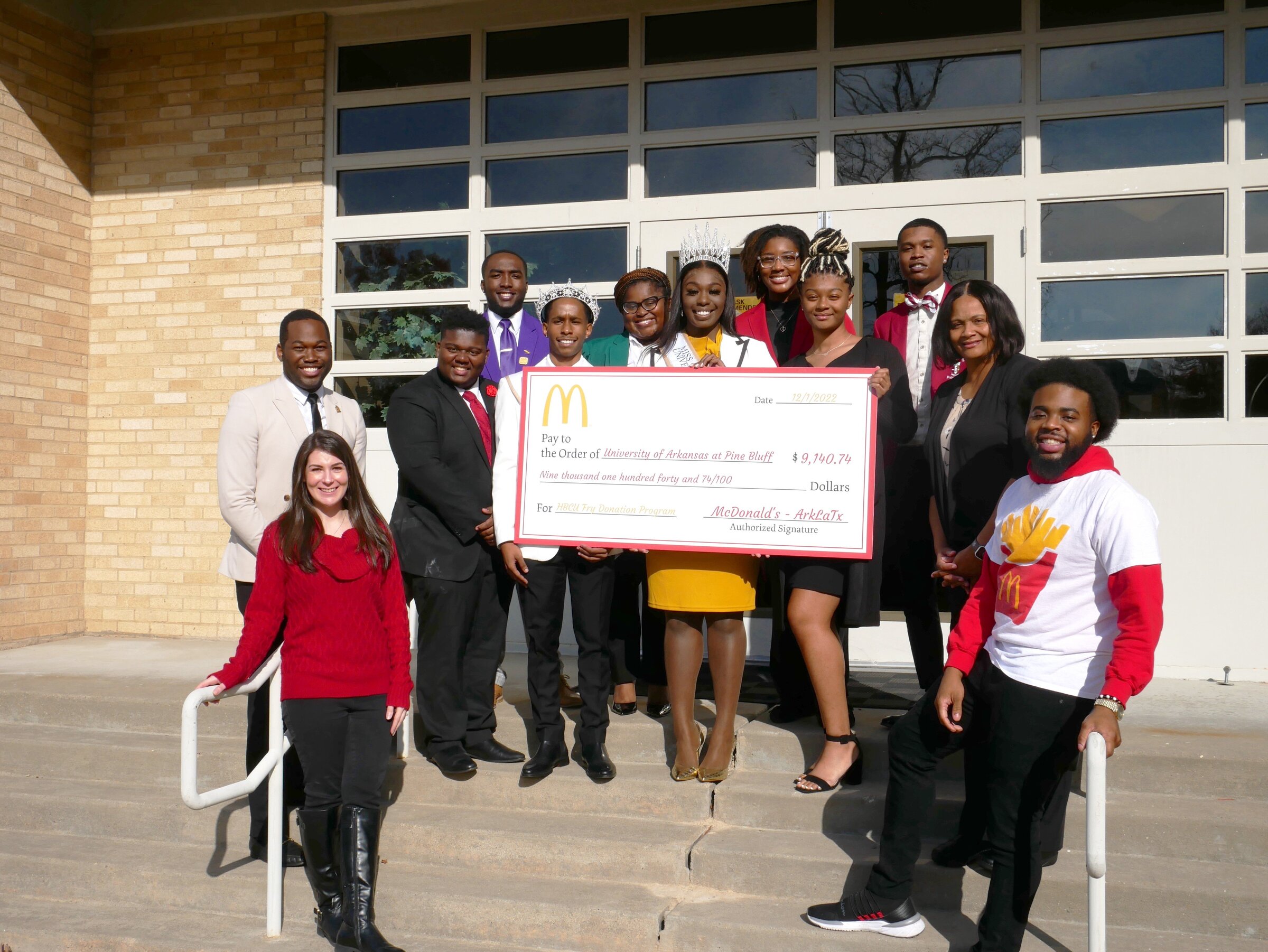 McDonald’s makes donation to UAPB