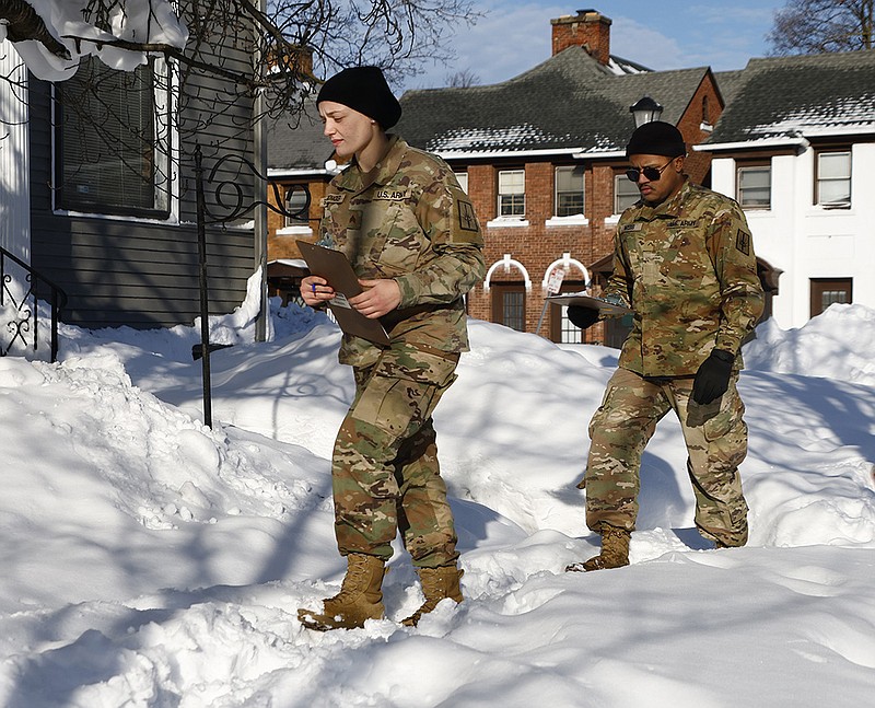 Buffalo area begins to dig its way out of 'historic' snowstorm