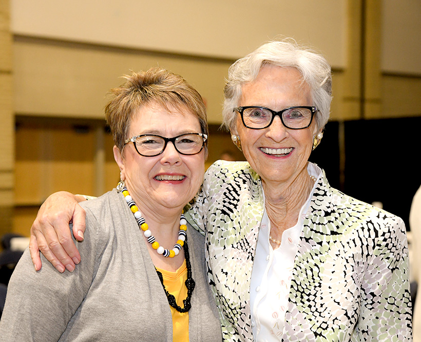 Yvonne Blevins and Liane Browne / Photo by Mark Gilliland