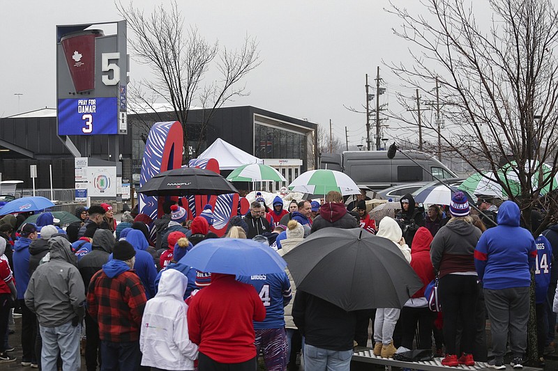 Photos: Kids show support for Hamlin with Bills gear