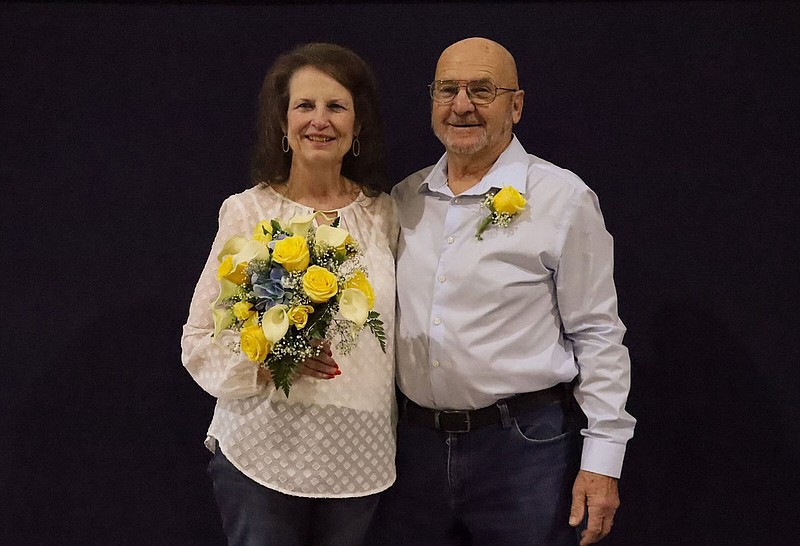 Barbara and Tad Rygiel on their wedding day, Jan. 29, 2022