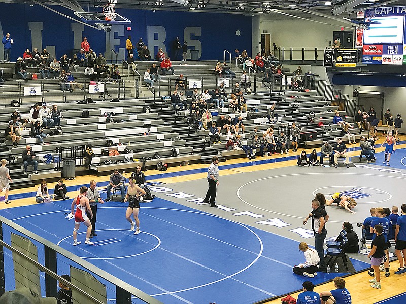 A total of 10 teams participated Saturday in the Capital City Duals Tournament at Capital City High School. (Tom Rackers/News Tribune)