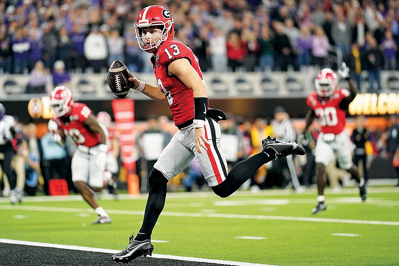 No. 1 Georgia bullies TCU 65-7 to win second straight title