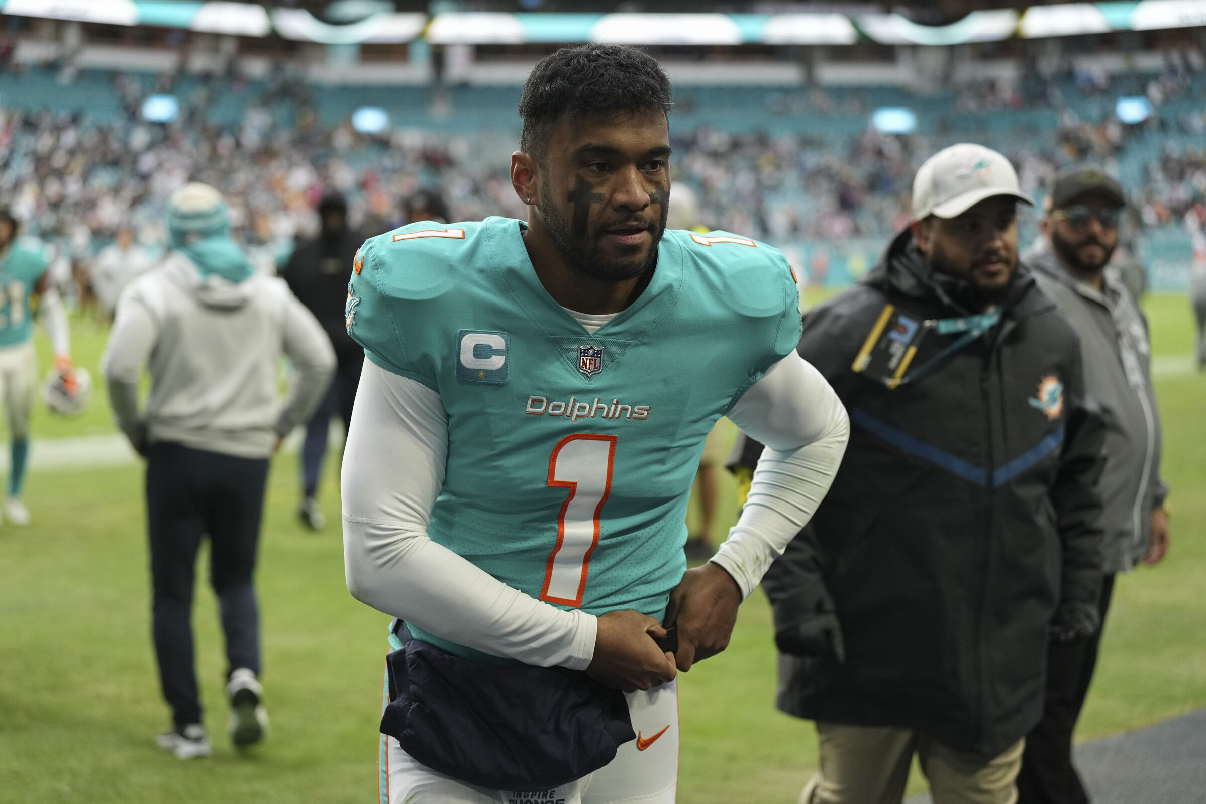 Dolphins QB Tagovailoa out for playoff game vs. Bills, Thompson likely  starter