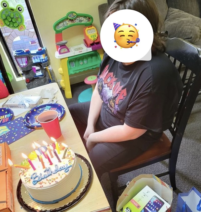 Contributed Photo by Angels at Heart / Angels at Heart pivoted its mission during the pandemic, offering birthday parties to at-risk and foster care children in Murray County. This child, whose identity has been protected, was photographed since the program's pivot last year.