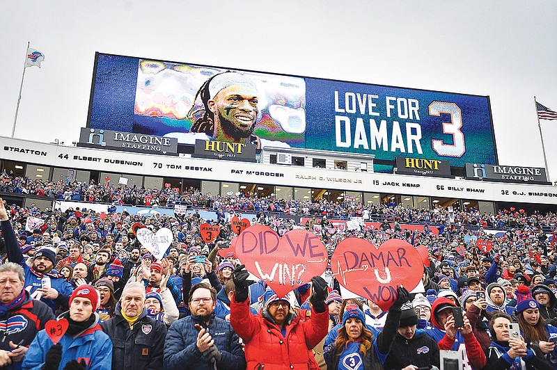 Love you boys': Damar Hamlin now breathing on his own, talks to Bills  teammates for 1st time