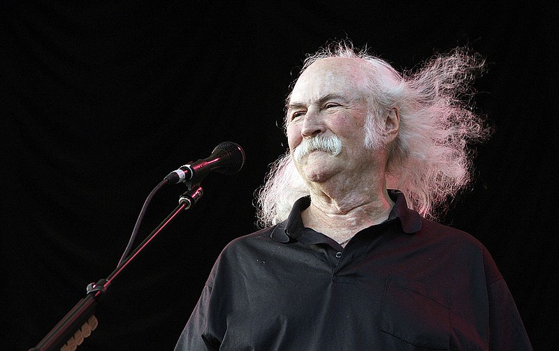 David Crosby sings at a benefit concert in July 2008 for the City Parks Foundation at Central Park SummerStage in New York.
(AP/Diane Bondareff)