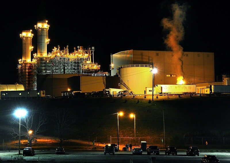 The American Electric Power natural gas plant is shown in Dresden, Ohio.
(The Washington Post/Michael Williamson)