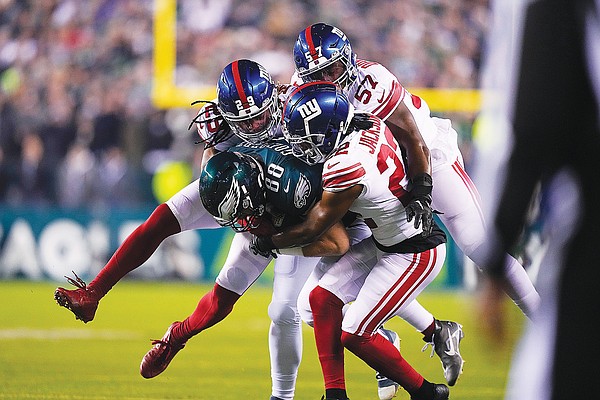 Hurts, Eagles Pound Giants Early, Coast To NFC Title Game