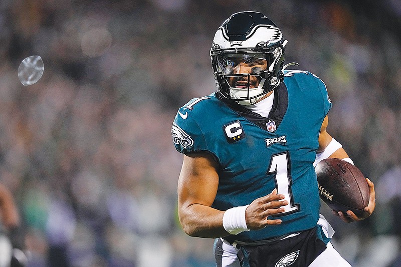 Eagles' Jalen Hurts puts MVP talk behind him, focuses on NFC title game