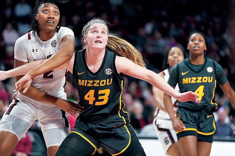 Hayley Frank and the Missouri Tigers will take on the Georgia Bulldogs in an SEC contest tonight in Athens, Ga. (Associated Press)