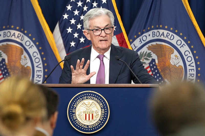 Fed Chairman Jerome Powell said Wednesday that while “the disinflationary process has started,” more rate increases likely will be necessary.
(AP/Jacquelyn Martin)