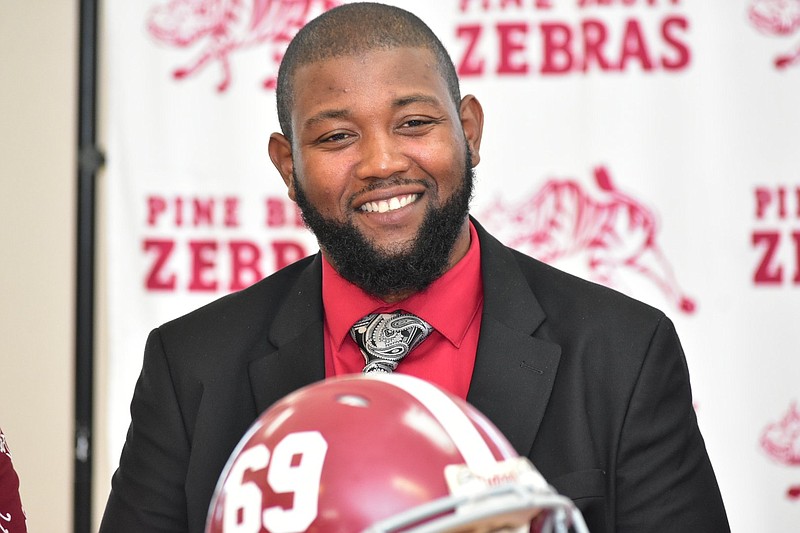 Micheal Williams, head football coach at Pine Bluff High School, is shown in this June 2022 file photo. (Pine Bluff Commercial/I.C. Murrell)