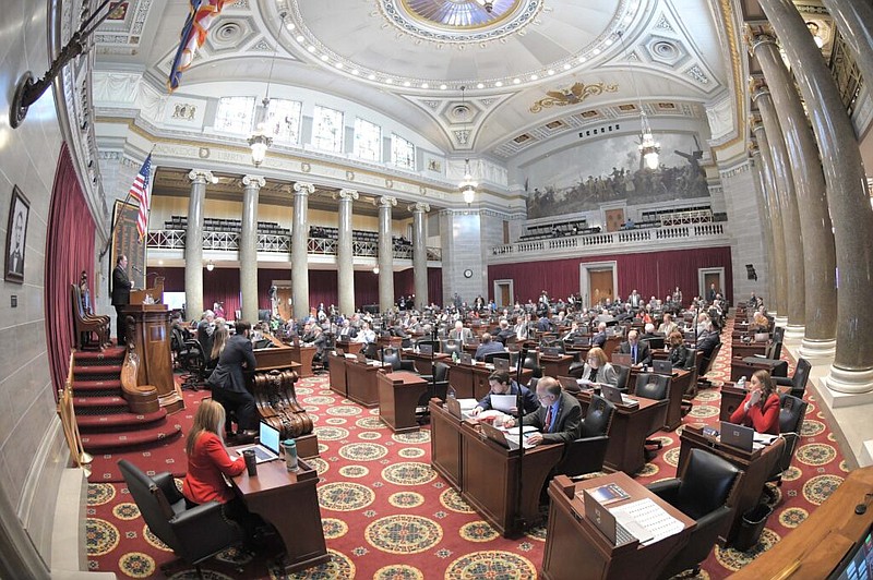 The Missouri House chamber is shown on Jan. 18, 2022 (Tim Bommel/Missouri House Communications photo)