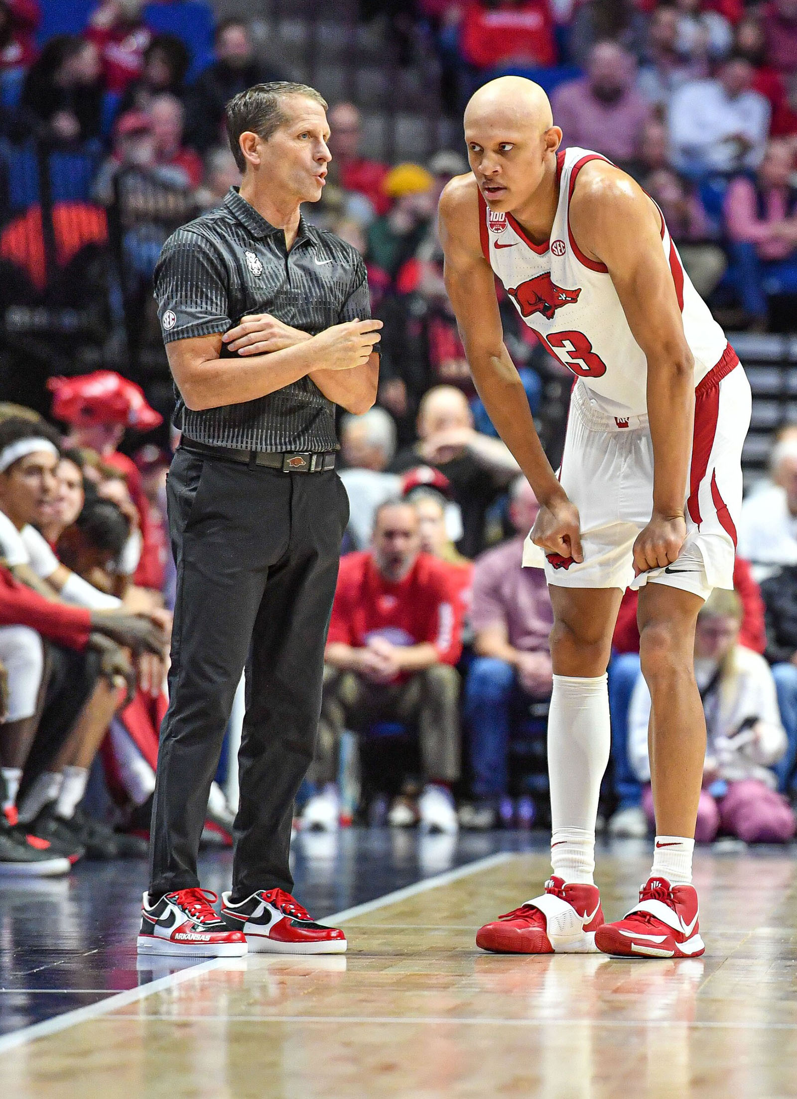 Rolling in his role: Walsh successful coming off Razorback bench ...