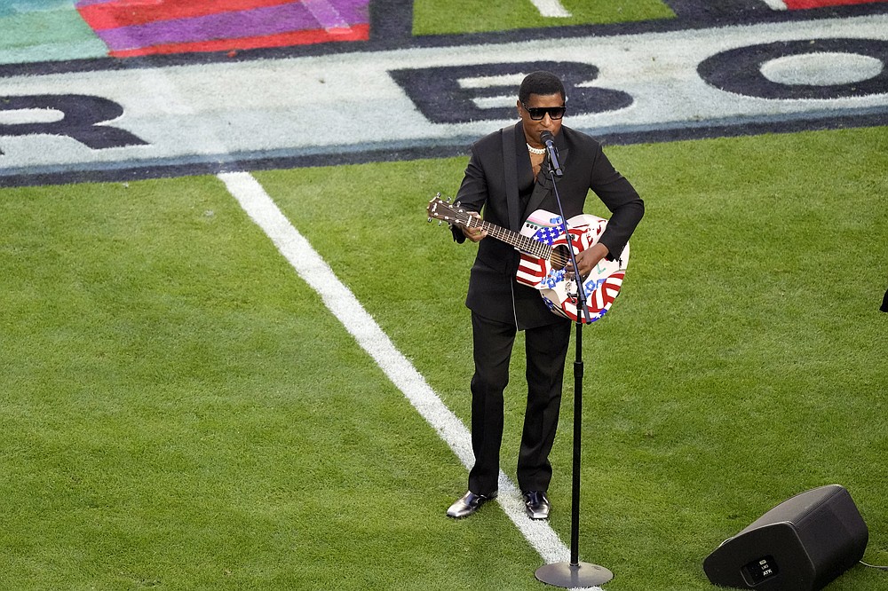 Rihanna delivers soaring Super Bowl halftime performance