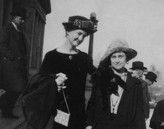 Erle Chambers (left) stands with Frances Hunt, the first female member of the Arkansas House of Representatives, in this undated file photo. Chambers was 
also a representative. (Special to The Commercial/EncyclopediaofArkansas.net/
ExplorePineBluff.com; courtesy University of Arkansas at Little Rock Center for Arkansas History and Culture)