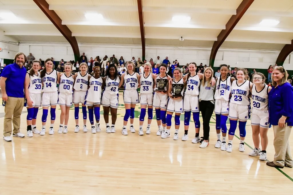 Lady Trojans win junior district tournament title - Vimarsana News