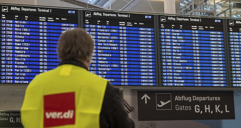 Thousands Of Flights Canceled As German Airport Staff Strike ...