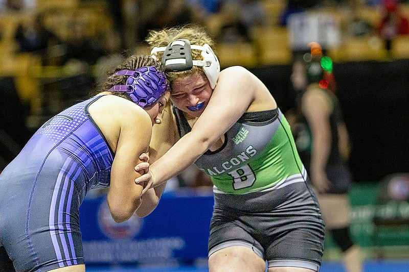 State Wrestling: Blair Oaks' Eaton in contention for girls medal ...