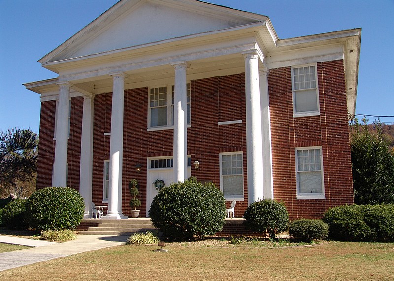 File Photo/ The old James County Courthouse. Today, the old courthouse in Ooltewah is as a special events venue called the Mountain Oaks Manor.