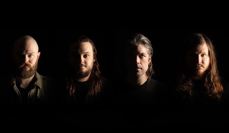 Little Rock doom metal band Pallbearer — Brett Campbell (from left), Devin Holt, Joseph D. Rowland and Mark Lierly — will perform June 3 at the Mutants of the Monster Micro-Fest in North Little Rock..(Special to the Democrat-Gazette/Ebru Yildiz, Jacob Slaton)