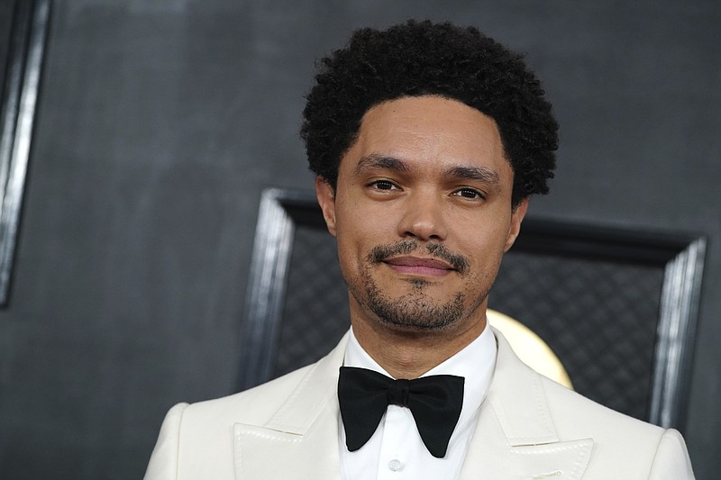 Host Trevor Noah arrives at the 65th annual Grammy Awards on Sunday, Feb. 5, 2023, in Los Angeles. (Photo by Jordan Strauss/Invision/AP, File)