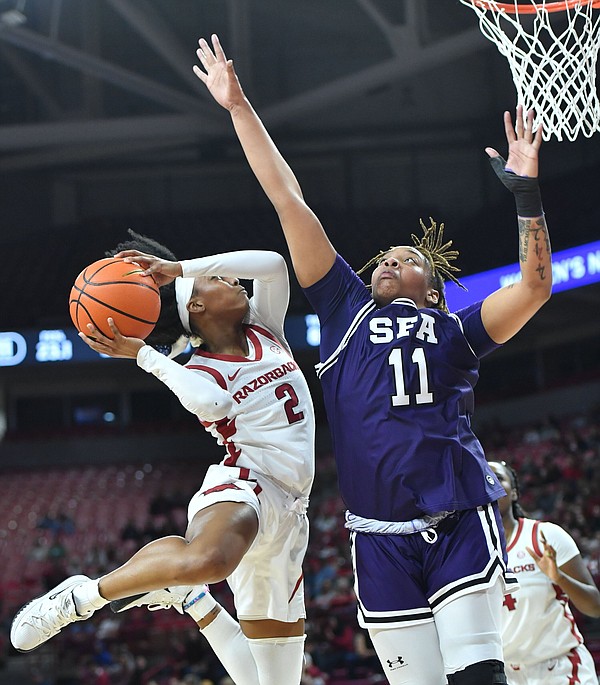 Splendid Spencer: UA women roll past Stephen F. Austin - Vimarsana News