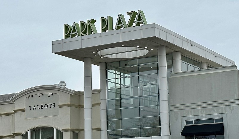 Park Plaza mall in Little Rock is shown in this March 21, 2023 photo. (Arkansas Democrat-Gazette/Aaron Gettinger)