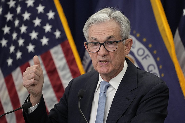 Fed Chairman Jerome Powell acknowledged Wednesday that the recent banking turmoil will likely cause credit to tighten but contended the banking system is “sound and resilient.”
(AP/Alex Brandon)