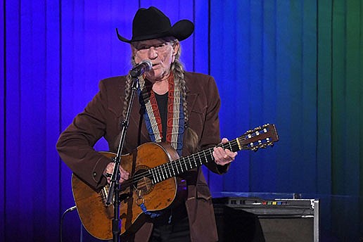 In this Nov. 13, 2019, file photo, Willie Nelson performs in Nashville, Tenn. 
(AP Photo/Mark J. Terrill, File)