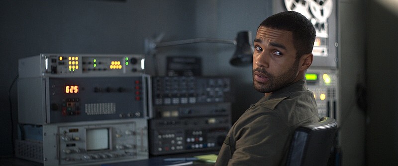 Not in Paris anymore: Sullie (Lucien Laviscount) is part of a small squad of soldiers waiting for relief — or the enemy — on a lonely tower in the middle of the ocean in the post-apocalyptic thriller “Last Sentinel.”