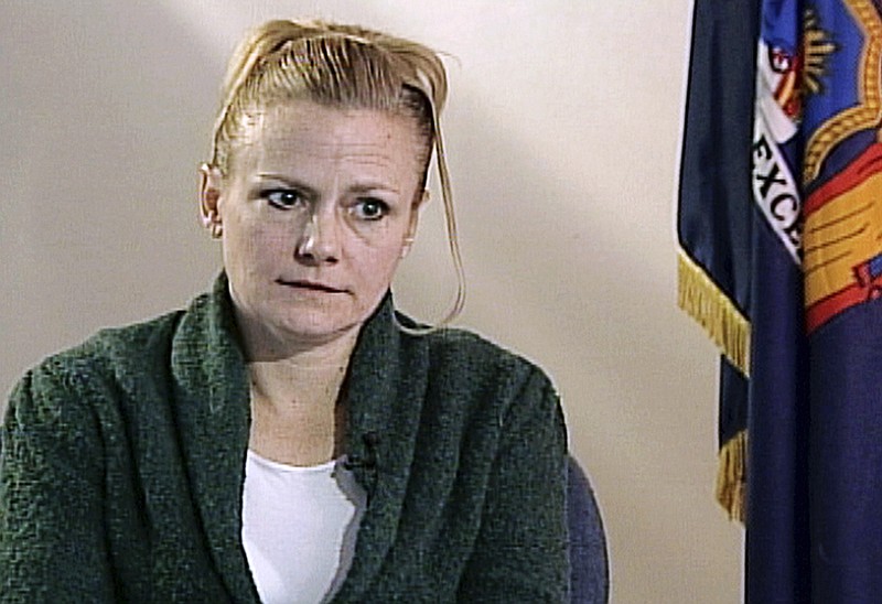 FILE - In this 2010 image taken from video, courtesy of WMUR television of Manchester, N.H., Pamela Smart is shown during an interview at the corrections facility, in Bedford Hills, N.Y. The New Hampshire Supreme Court is scheduled to release its opinion on whether a state council that rejected Pamela Smart's request for a chance at freedom should take another look at it. She's serving a life-without-parole sentence for plotting with her teenage lover to kill her husband in 1990. (WMUR Television via AP, File)