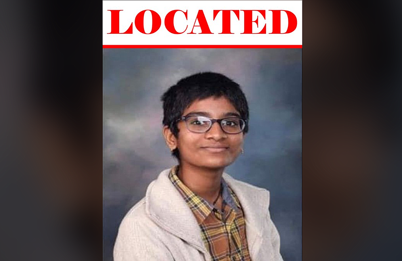 Missing Conway teen Tanvi Marupally was found alive and safe.