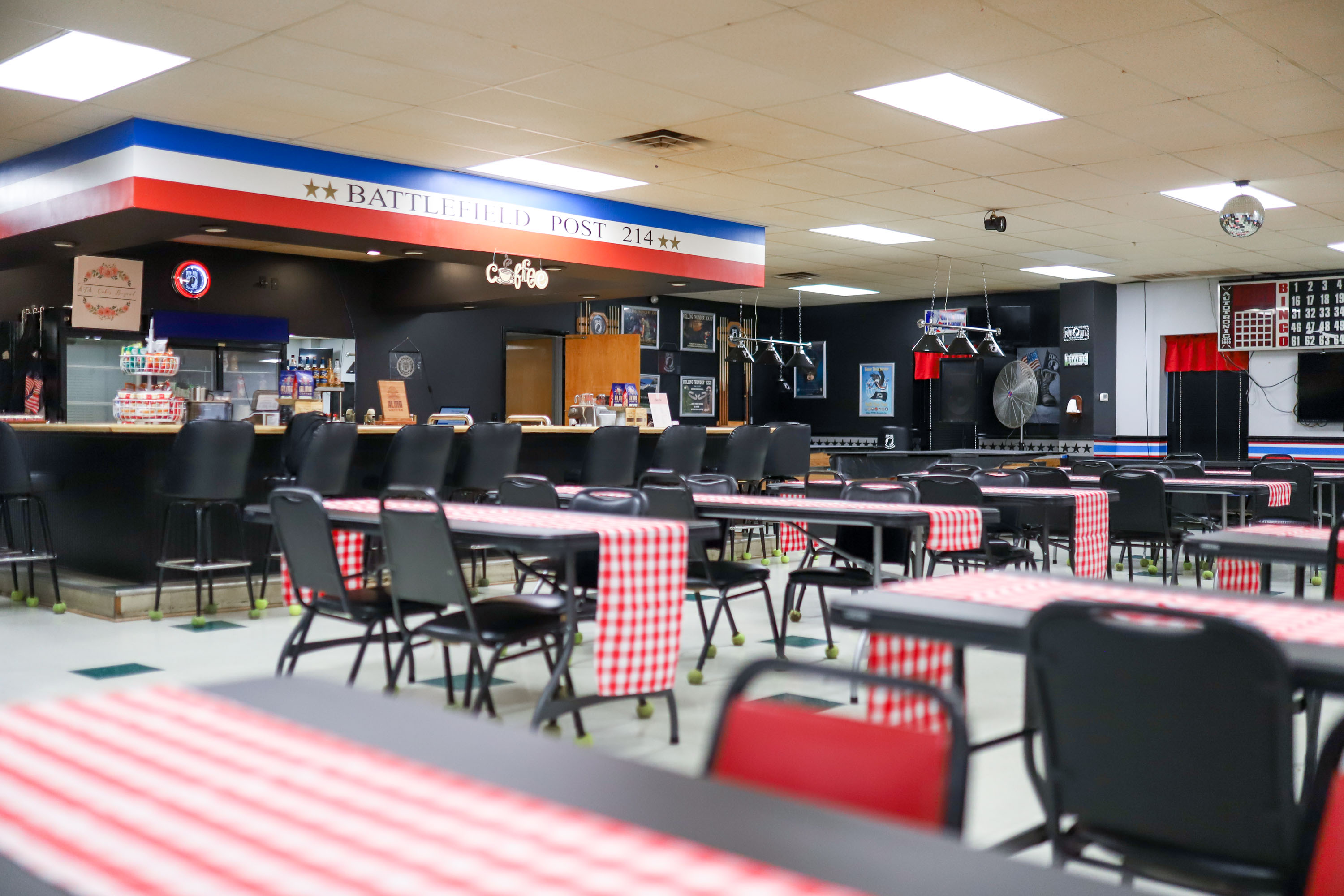 Staff photo by Olivia Ross / The American Legion added a coffee shop, Legion Cafe, to its space as seen on Wednesday, March 29, 2023.