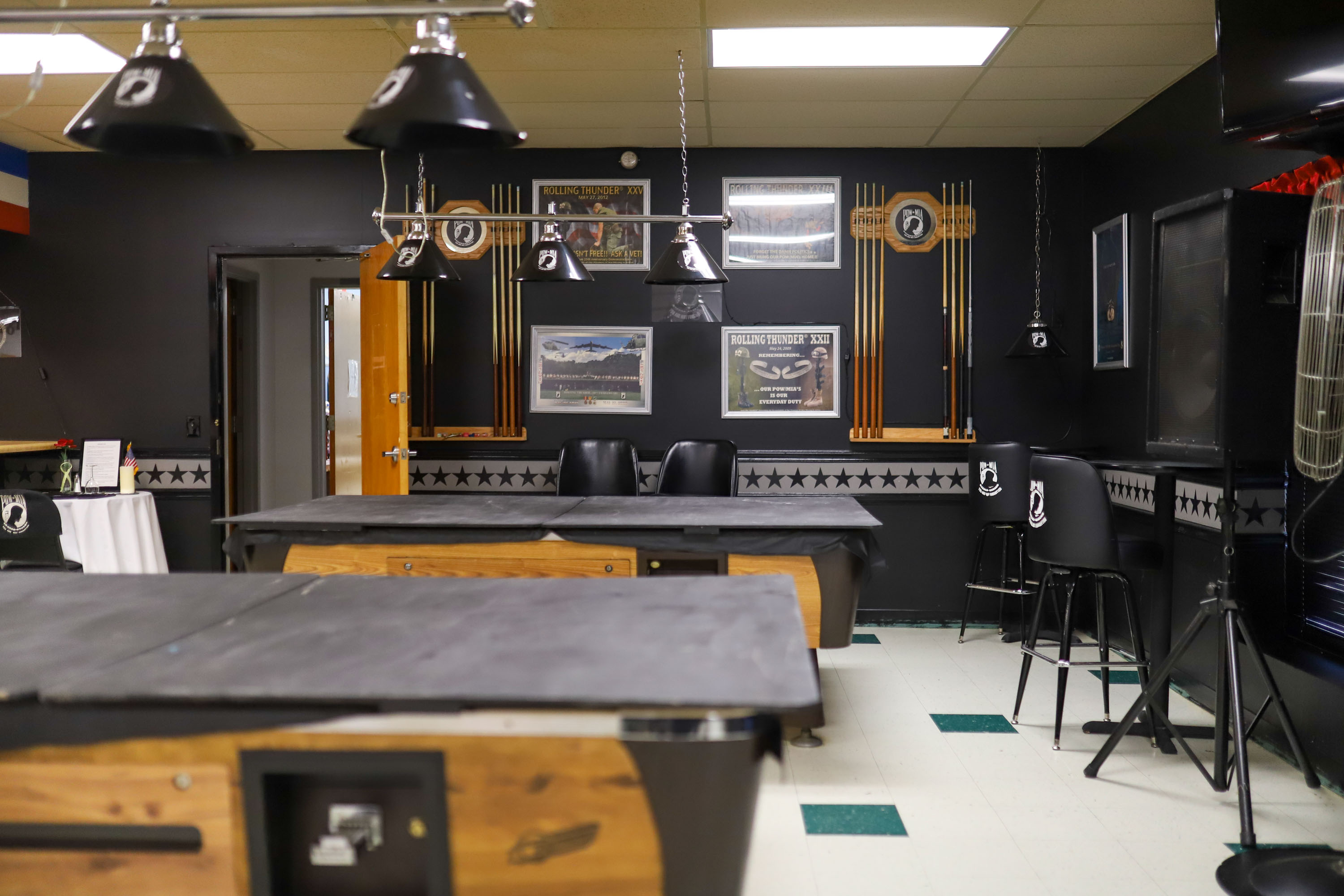Staff photo by Olivia Ross / Along with coffee, the space has pool tables and room for activities hosted by the Legion. The American Legion added a coffee shop, Legion Cafe, to its space as seen on Wednesday, March 29, 2023.