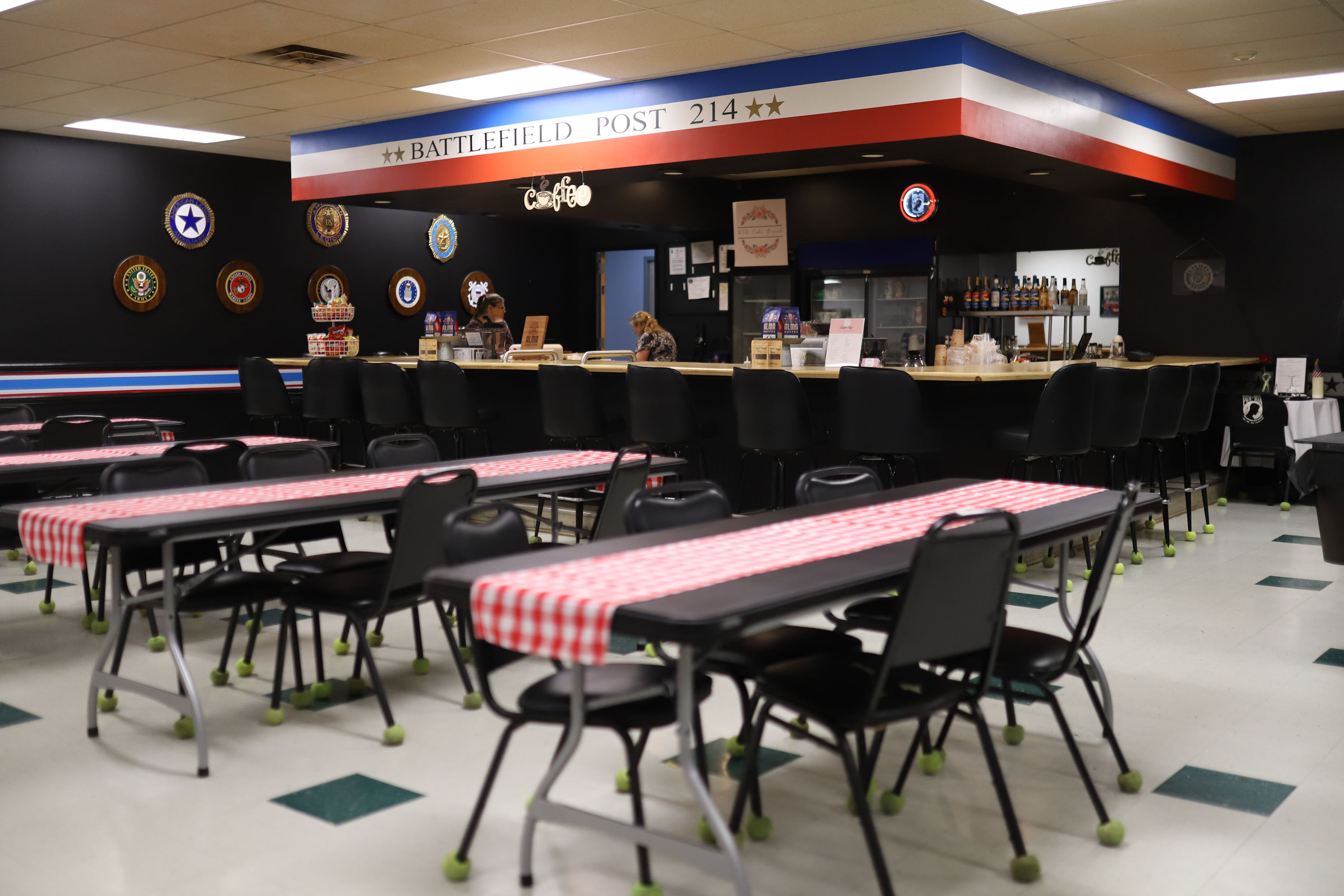 Staff photo by Olivia Ross / The American Legion added a coffee shop, Legion Cafe, to its space as seen on Wednesday, March 29, 2023.