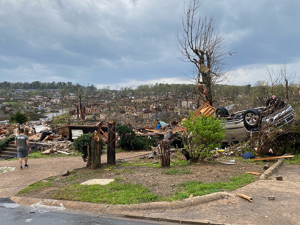 Little Rock Tornado Damage The Arkansas DemocratGazette Arkansas