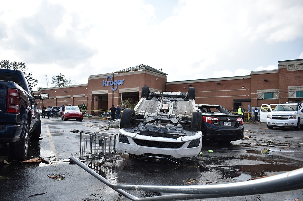 Five people dead, dozens injured after tornadoes roar through Arkansas