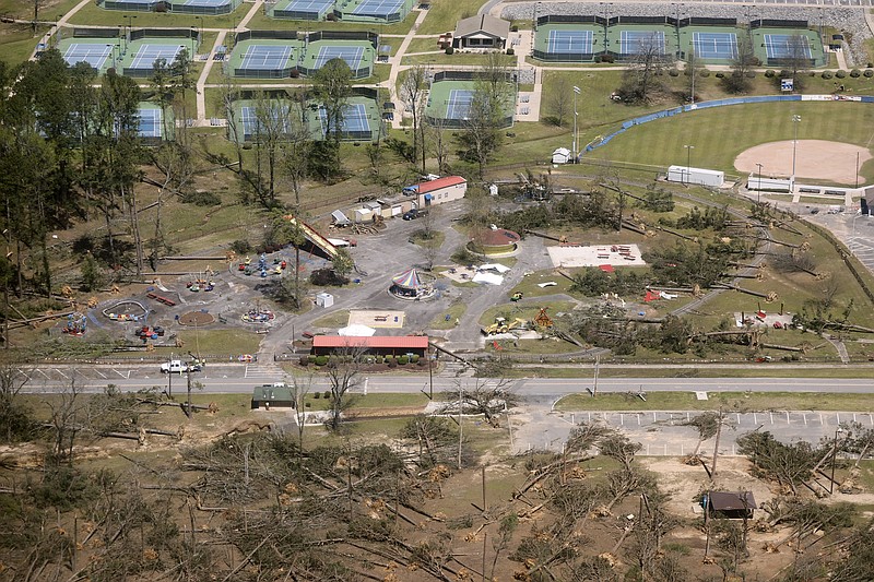 North Little Rock's Burns Park, roads reopen; volunteer location moved