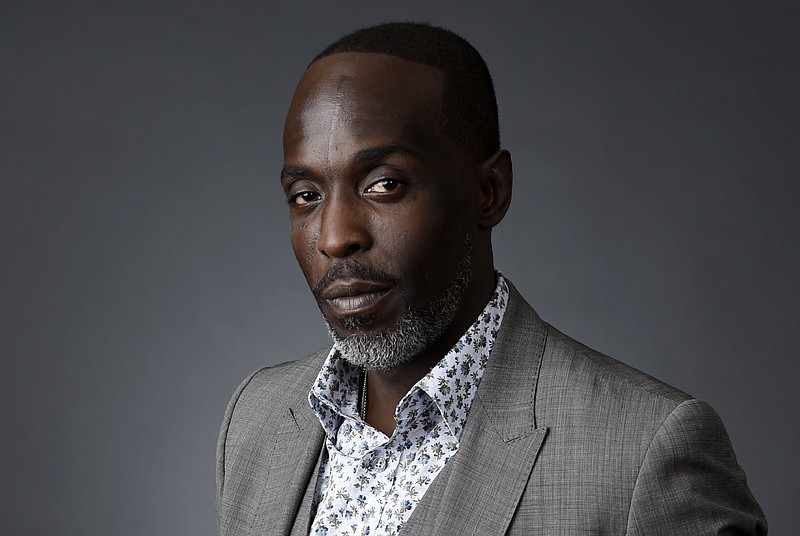 FILE - Actor Michael K. Williams poses for a portrait at the Beverly Hilton during the 2016 Television Critics Association Summer Press Tour on July 30, 2016, in Beverly Hills, Calif. A Brooklyn drug dealer pleaded guilty Wednesday, April 5, 2023, to providing “The Wire” actor Williams with fentanyl-laced heroin, causing his death. (AP Photo/Chris Pizzello, File)