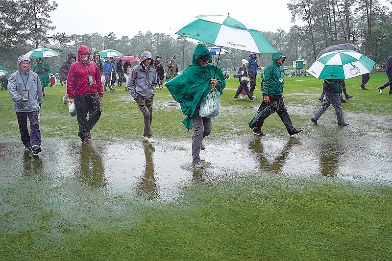 Rain halts Masters play yet again, will be long day today Jefferson