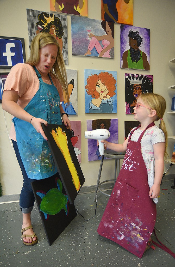 Painting With a Twist during spring break Chattanooga Times Free