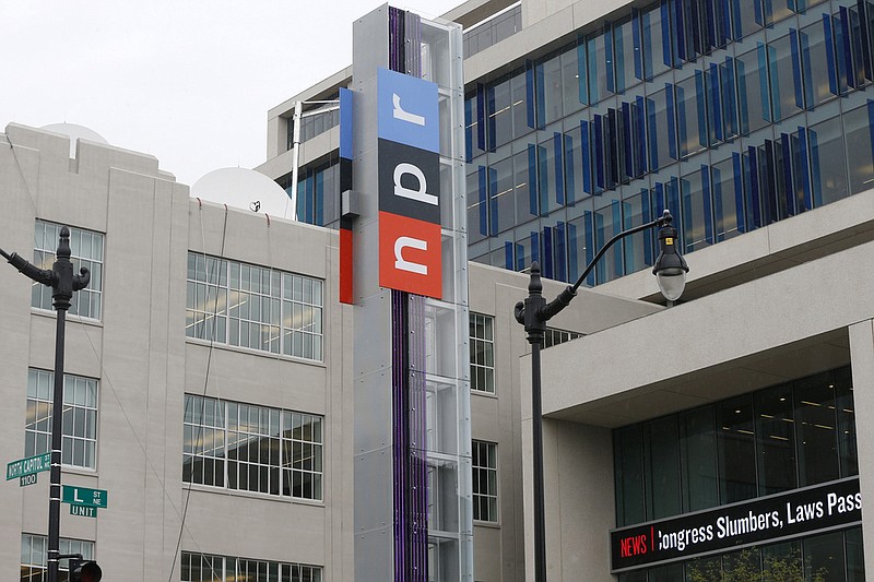 The headquarters for National Public Radio, or NPR, is shown on North Capitol Street in Washington in this April 15, 2013 file photo. NPR is quitting Twitter, according to a statement Wednesday, April 12, 2023, issued after the social media platform owned by Elon Musk stamped NPR's account with labels that the news organization says undermine its credibility. (AP/Charles Dharapak)