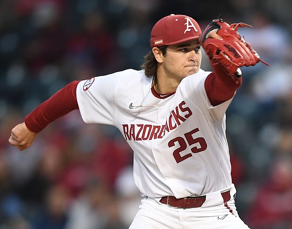 Arkansas Razorbacks left fielder Jared Wegner questionable for